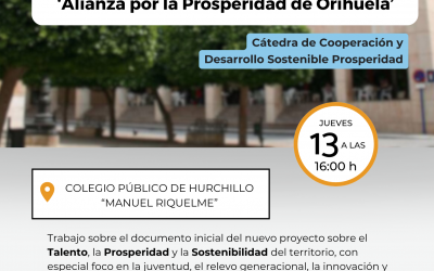 III Sesión de la Mesa de trabajo ‘Alianza por la Prosperidad de Orihuela’