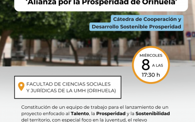 II Sesión de la Mesa de trabajo ‘Alianza por la Prosperidad de Orihuela’