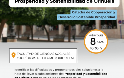 Sesión de intercambio de ideas para la mejora de la prosperidad y sostenibilidad de la ciudad oriolana